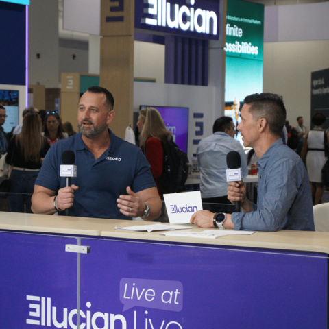 NEOED employees on an Ellucian event panel