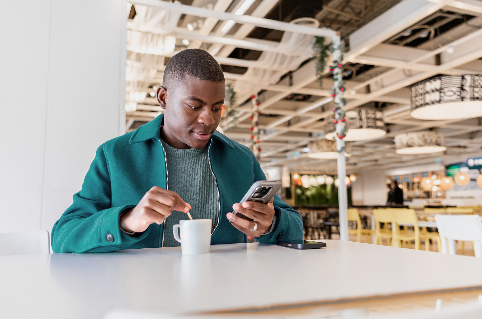 Man on mobile phone