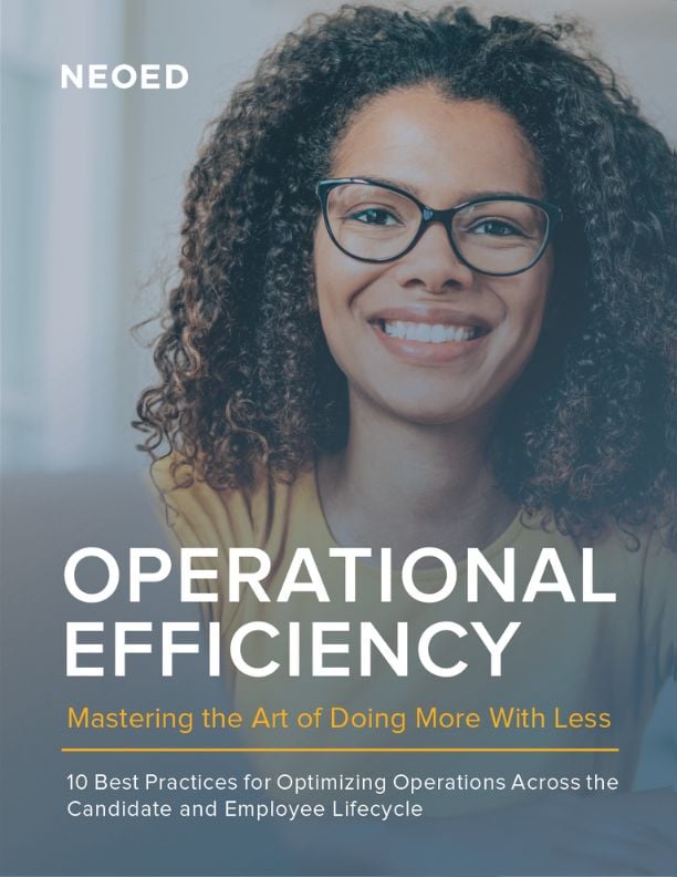 Resources - Operational Efficiency Report NEOED